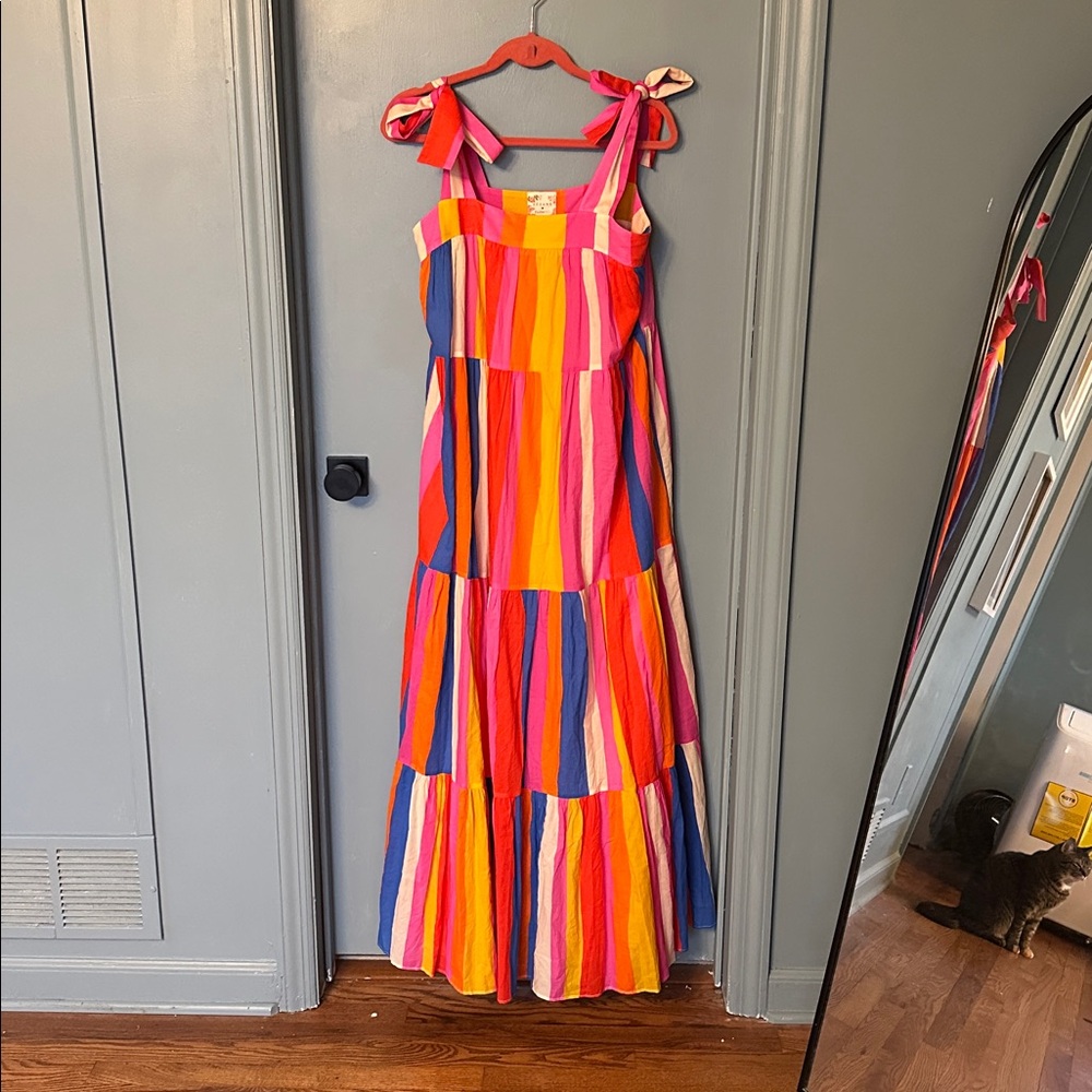 Sézane x Farm Rio striped maxi dress - Picture 4 of 8